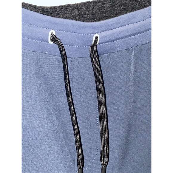 Men's UNRL Everyday Performance Atheltic Jogger Pants Blue Medium Drawstring - Picture 4 of 11